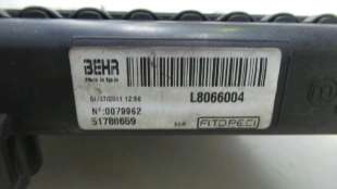 Recambio de radiador agua para peugeot bipper 2008- básico referencia OEM IAM 51780659 51780659  2