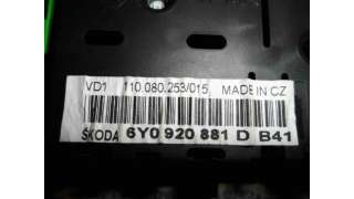 Recambio de cuadro instrumentos para skoda fabia (6y2/6y3) 1999-2007 classic referencia OEM IAM 6Y1919860DFKZ 6Y1919860DFKZ 