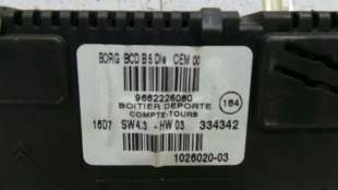 Recambio de pantalla multifuncion para citroën c4 coupe 2004-2011 by loeb referencia OEM IAM 9662226080 9662226080  2