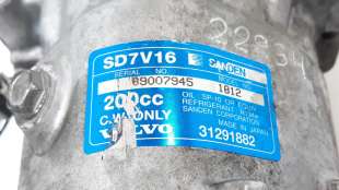 Recambio de compresor aire acondicionado para volvo c30 2006-2012 1.6 d referencia OEM IAM 36000990 31291882 31291882 2