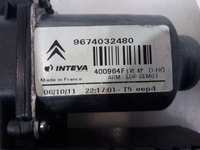 Recambio de elevalunas delantero derecho para citroën c4 picasso 2007-2013 exclusive plus referencia OEM IAM 9674032480 96740324