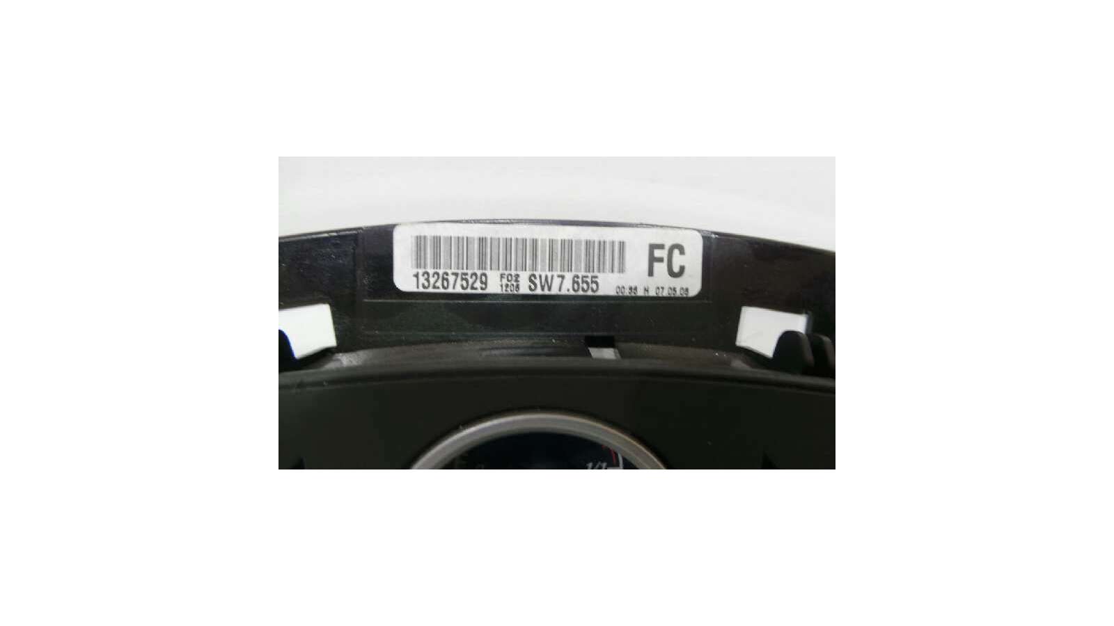 Recambio de cuadro instrumentos para opel astra gtc 2004-2008 sport referencia OEM IAM 13267529 13267529  Recambio de cuadro instrumentos para opel astra gtc 2004-2008 sport referencia OEM IAM 13267529 13267529