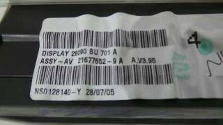 Recambio de pantalla multifuncion para nissan almera (n16/e) 2000-2006 acenta referencia OEM IAM 28090BU701A 28090BU701A 