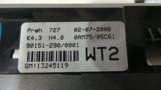 Recambio de mando climatizador para opel zafira b 2005-2014 cosmo referencia OEM IAM 13245119 13245119 