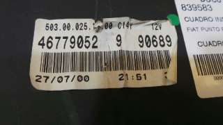 Recambio de cuadro instrumentos para fiat punto berlina (188) 1999-2002 1.2 8v s referencia OEM IAM 46779052990689 4677905299068