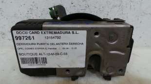 Recambio de cerradura puerta delantera derecha para opel combo (corsa c) 2001-2011 familiar referencia OEM IAM 13154792 13154792