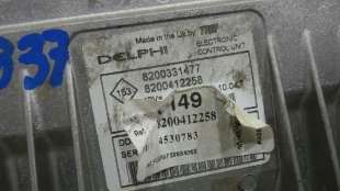 Recambio de centralita motor uce para renault kangoo (f/kc0) 2003-2014 alize referencia OEM IAM 8200412258 8200412258  2