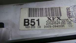 Recambio de cuadro instrumentos para hyundai santa fe (sm) 2000-2006 2.0 gls crdi referencia OEM IAM 9400326520 9400326520  2