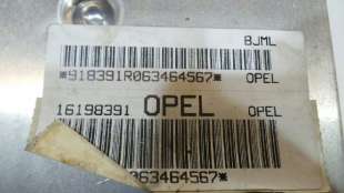 Recambio de centralita motor uce para opel sintra 1996-1999 2.2 16v cat (x 22 xe) referencia OEM IAM 16198391 16198391  2
