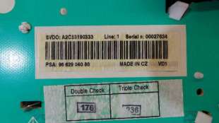 Recambio de cuadro instrumentos para peugeot 207 2006-2012 xs referencia OEM IAM 9662904080 9662904080  2