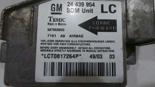 Recambio de centralita airbag para opel corsa c 2003-2007 cosmo referencia OEM IAM 24439954 24439954 