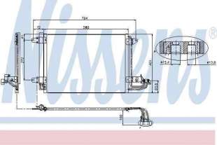 Recambio de condensador / radiador aire acondicionado para audi a3 sportback (8p) 2004-2012 2.0 tdi ambiente (dpf) referencia OE