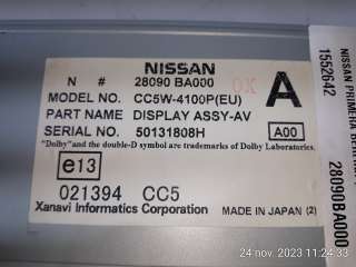 Recambio de pantalla multifuncion para nissan primera berlina (p12) 2001-2007 acenta referencia OEM IAM 28090BA000 28090BA000 