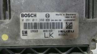 Recambio de centralita motor uce para opel astra h berlina 2004-2007 1.7 16v cdti referencia OEM IAM 281011380 281011380  2