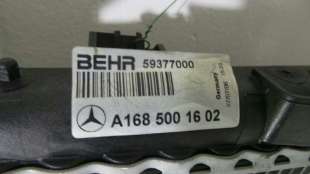 Recambio de radiador agua para mercedes-benz clase a (w168) 1997-2004 170 cdi (168.009) referencia OEM IAM A1685001602 A16850016 2