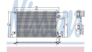 Recambio de condensador / radiador aire acondicionado para opel vectra c berlina 2002-2005 comfort referencia OEM IAM 24418363 2