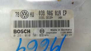 Recambio de centralita motor uce para volkswagen passat variant (3b6) 2000-2005 comfortline referencia OEM IAM 38906019EP 389060 2