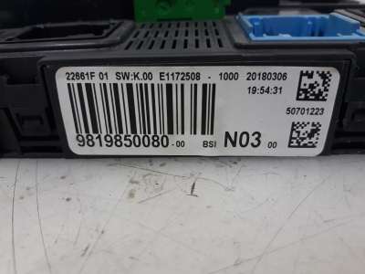 Recambio de caja reles / fusibles para peugeot 208 2012-2019 style referencia OEM IAM 9819850080-00 BSI N03 00 