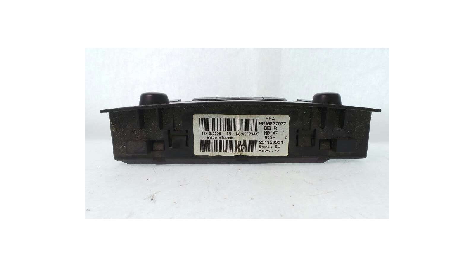 Recambio de mando climatizador para peugeot 307 cc (s1) 2003-2005 sport referencia OEM IAM 9646627977 9646627977  Recambio de mando climatizador para peugeot 307 cc (s1) 2003-2005 sport referencia OEM IAM 9646627977 9646627977