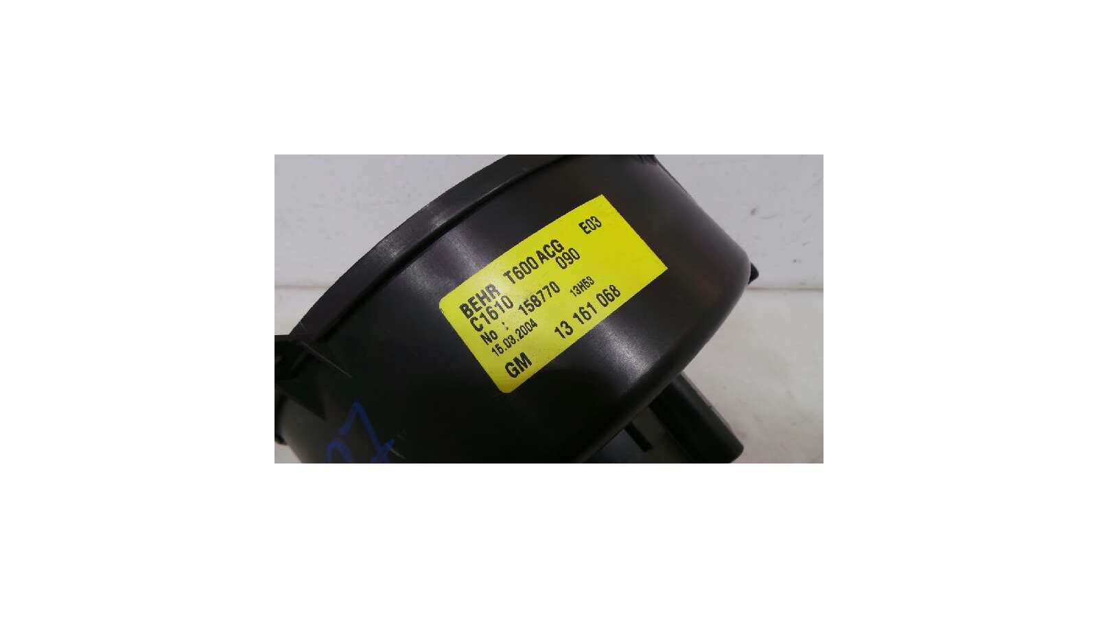 Recambio de ventilador calefaccion para opel zafira a 1999-2005 1.6 16v referencia OEM IAM 13161068 13161068  Recambio de ventilador calefaccion para opel zafira a 1999-2005 1.6 16v referencia OEM IAM 13161068 13161068