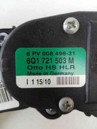 Recambio de potenciometro pedal para seat ibiza (6j5) 2008-2015 1.6 tdi referencia OEM IAM 6Q1721503M 6Q1721503M 