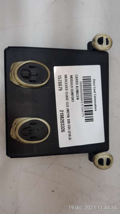 Recambio de modulo confort para mercedes-benz clase cls (w219) 2004-2010 320 cdi (219.322) referencia OEM IAM 2198203326 2198203