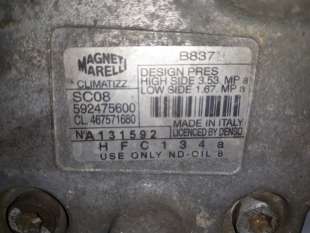 Recambio de compresor aire acondicionado para fiat punto berlina (188) 1999-2002 1.2 8v elx (i) referencia OEM IAM 592475600 592 2