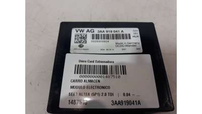 Recambio de modulo electronico para seat altea (5p1) 2004-2015 2.0 tdi referencia OEM IAM 3AA919041A 3AA919041A 