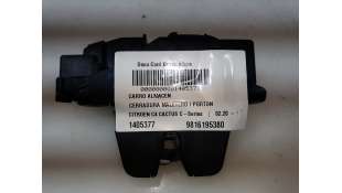 Recambio de cerradura maletero / porton para citroën c4 cactus 2014- c-series referencia OEM IAM 9816195380 9816195380 