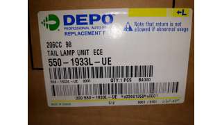 Recambio de piloto trasero izquierdo para peugeot 206 cc 2001-2007 referencia OEM IAM 16544033 16544033 