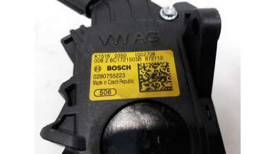 Recambio de potenciometro pedal para seat ibiza (6p1) 2015-2017 1.2 tsi referencia OEM IAM 6C1721503B 6C1721503B 