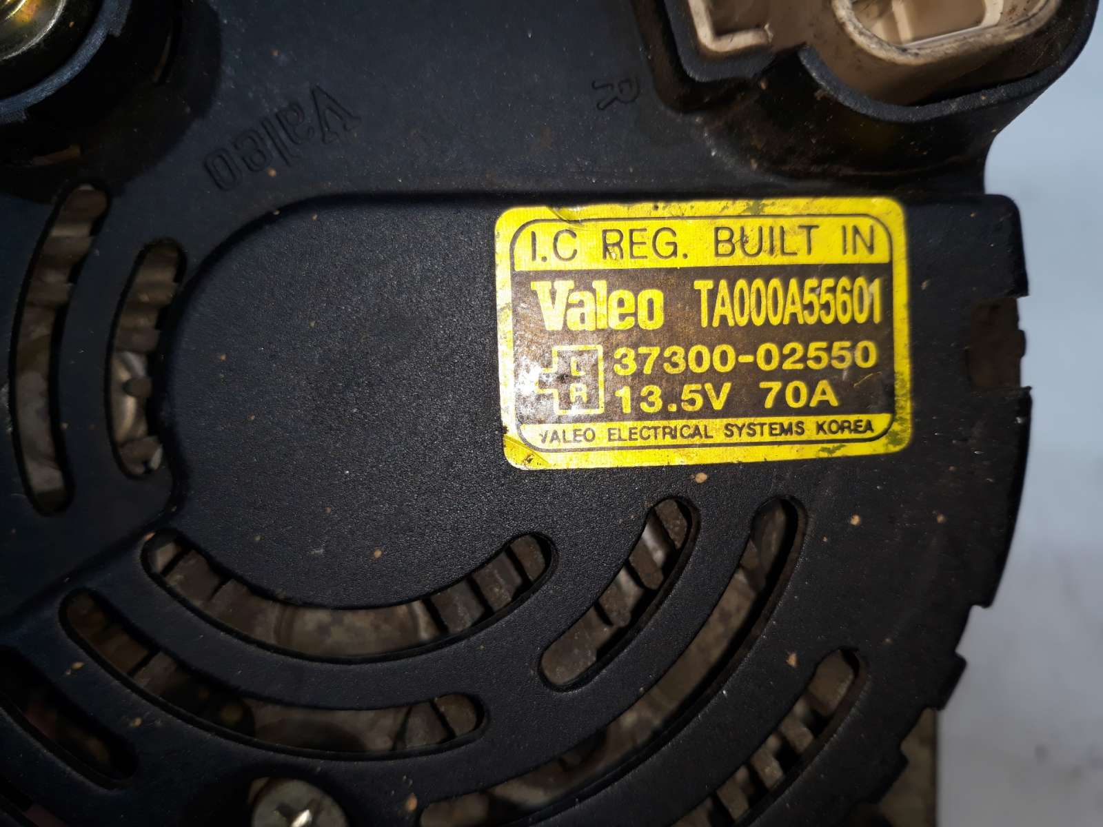 Recambio de alternador para hyundai getz (tb) 2002-2009 1.1 básico referencia OEM IAM 37300-02550 37300-02550  Recambio de alternador para hyundai getz (tb) 2002-2009 1.1 básico referencia OEM IAM 37300-02550 37300-02550