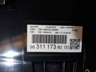 Recambio de cuadro instrumentos para opel crossland x 2017- design line referencia OEM IAM 9831117380 9831117380  2