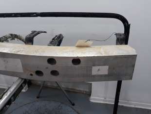 Recambio de refuerzo paragolpes delantero para toyota land cruiser (j15) 2009-2017 basis referencia OEM IAM 5202160160 520216016 2