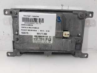 Recambio de pantalla multifuncion para peugeot 508 sw 2011-2018 allure referencia OEM IAM 9812771880 9812771880  2