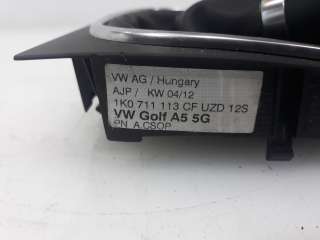 Recambio de pomo palanca cambio para volkswagen golf vi (5k1) 2008-2012 rabbit bluemotion referencia OEM IAM 1K0711113 1K0711113