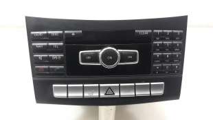 Recambio de sistema audio / radio cd para mercedes-benz clase e (w212) familiar 2009-2016 e 200 bluetec (212.206) referencia OEM