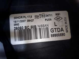 Recambio de faro izquierdo para nissan micra (k12e) 2002-2011 1st edition referencia OEM IAM 89900590 89900590  2