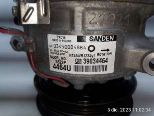 Recambio de compresor aire acondicionado para opel insignia grand sport 2017- business referencia OEM IAM 39034464 39034464  2