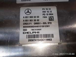 Recambio de centralita motor uce para mercedes-benz clase gla (w156) 2013- gla 200 cdi (156.908) referencia OEM IAM A6519006303  2