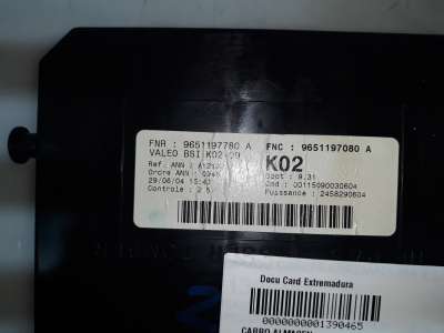 Recambio de caja reles / fusibles para peugeot 307 (s1) 2001-2005 xr referencia OEM IAM 9651197780 9651197780 9651197780