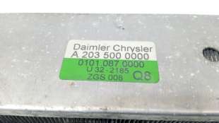 Recambio de intercooler para mercedes-benz clase c (w203) sportcoupe 2000-2008 c 180 compressor sport edition (203.746) referenc 2