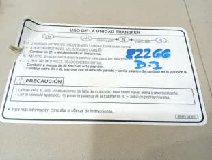Recambio de parasol izquierdo para nissan terrano/terrano.ii (r20) 1993-2007 aventura referencia OEM IAM 99075G2307 99075G2307  2