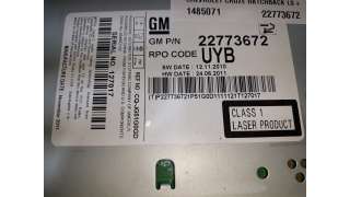 Recambio de sistema audio / radio cd para chevrolet cruze hatchback 2011-2014 ls+ referencia OEM IAM 22773672 22773672 