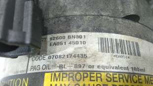 Recambio de compresor aire acondicionado para nissan primera berlina (p12) 2001-2007 acenta referencia OEM IAM 92600BN301 92600B 2