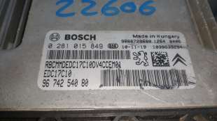 Recambio de centralita motor uce para citroën c3 2009-2017 selection referencia OEM IAM 9674254080 9674254080  2