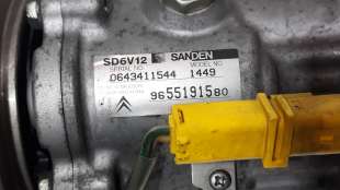 Recambio de compresor aire acondicionado para peugeot 206 berlina 1998-2010 x-line referencia OEM IAM 9800822280 9655191580 9655 2