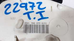 Recambio de cerradura puerta trasera izquierda para skoda fabia (5j2 ) 2007-2014 young referencia OEM IAM 5N0839015D 5N0839015D  2