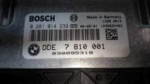 Recambio de centralita motor uce para bmw serie 1 berlina (e81/e87) 2004-2012 118d referencia OEM IAM 0281014239 0281014239  2