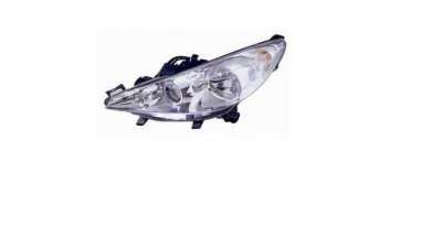Recambio de faro izquierdo para peugeot 207 2006-2012 referencia OEM IAM 101.17271002 5501140LLDEMF 